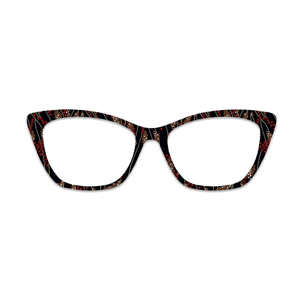 Ethnic Dot Wheat Glasses Toppers #1192807791