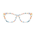 Colorful Music Note Pattern Glasses Toppers #1224550620