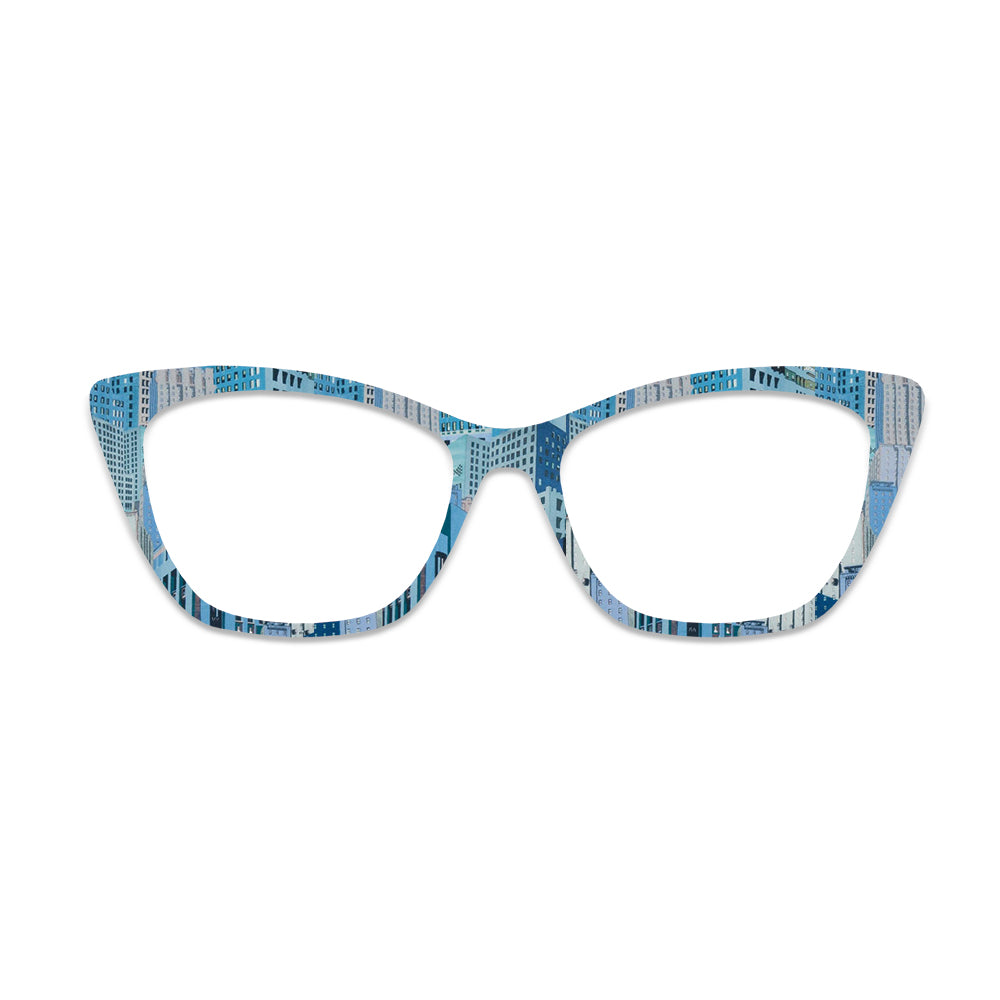 City Building Pattern Glasses Toppers #1257772111