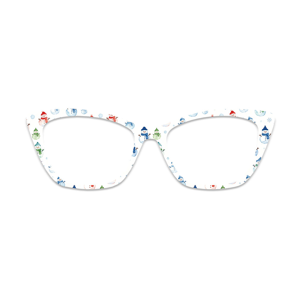 Snowman Christmas Glasses Toppers #5661279014
