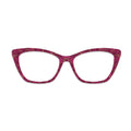 Wine Red Base Gold Line Floral Glasses Toppers #7681957044