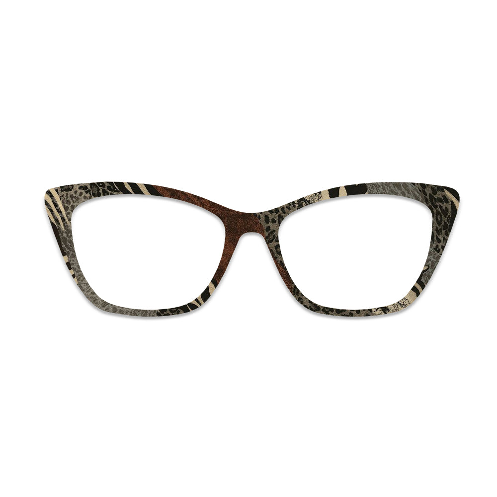 Animal Print Patchwork Glasses Toppers #2163579360