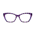 Purple Black Psychedelic Swirl Glasses Toppers #7087219917