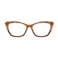 Brown Tone Retro Spiral Splice Glasses Toppers #4307725430