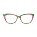 Pink Tropical Floral Pattern Glasses Toppers #3163025799