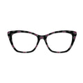 Black Background Purple Glitter Heart Glasses Toppers #8375255107