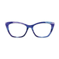 Blue Purple Watercolor Splice Glasses Toppers #1525628022