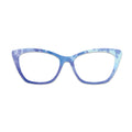 Blue Watercolor Splash Pattern Glasses Toppers #3761015291