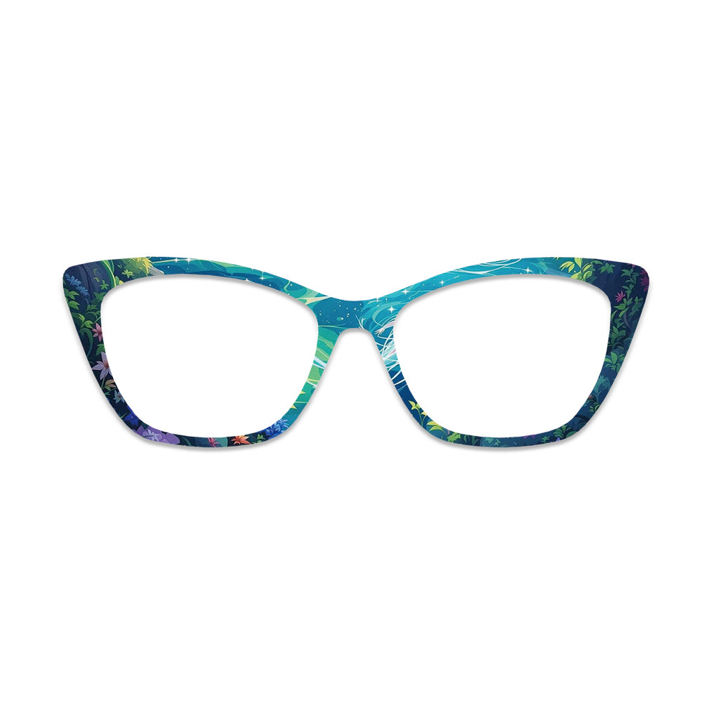 Dreamy Forest Floral Glasses Toppers #1191536558