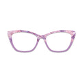 Pink Purple Floral Glasses Toppers #6982084832