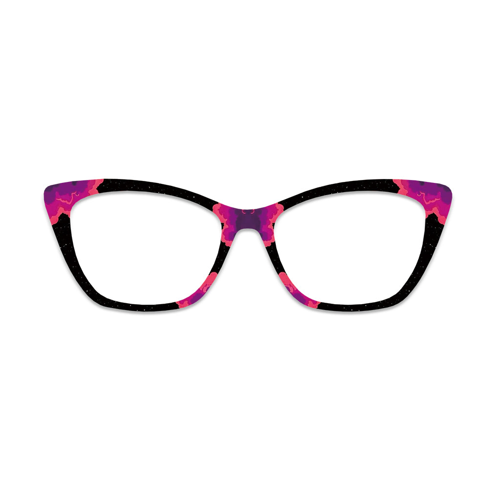 Black Base Purple Pink Ink Wash Glasses Toppers #4023170396