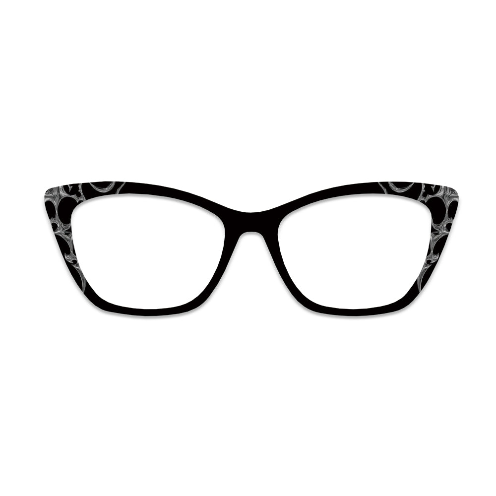 Black White Marble Fluid Glasses Toppers #2241032889