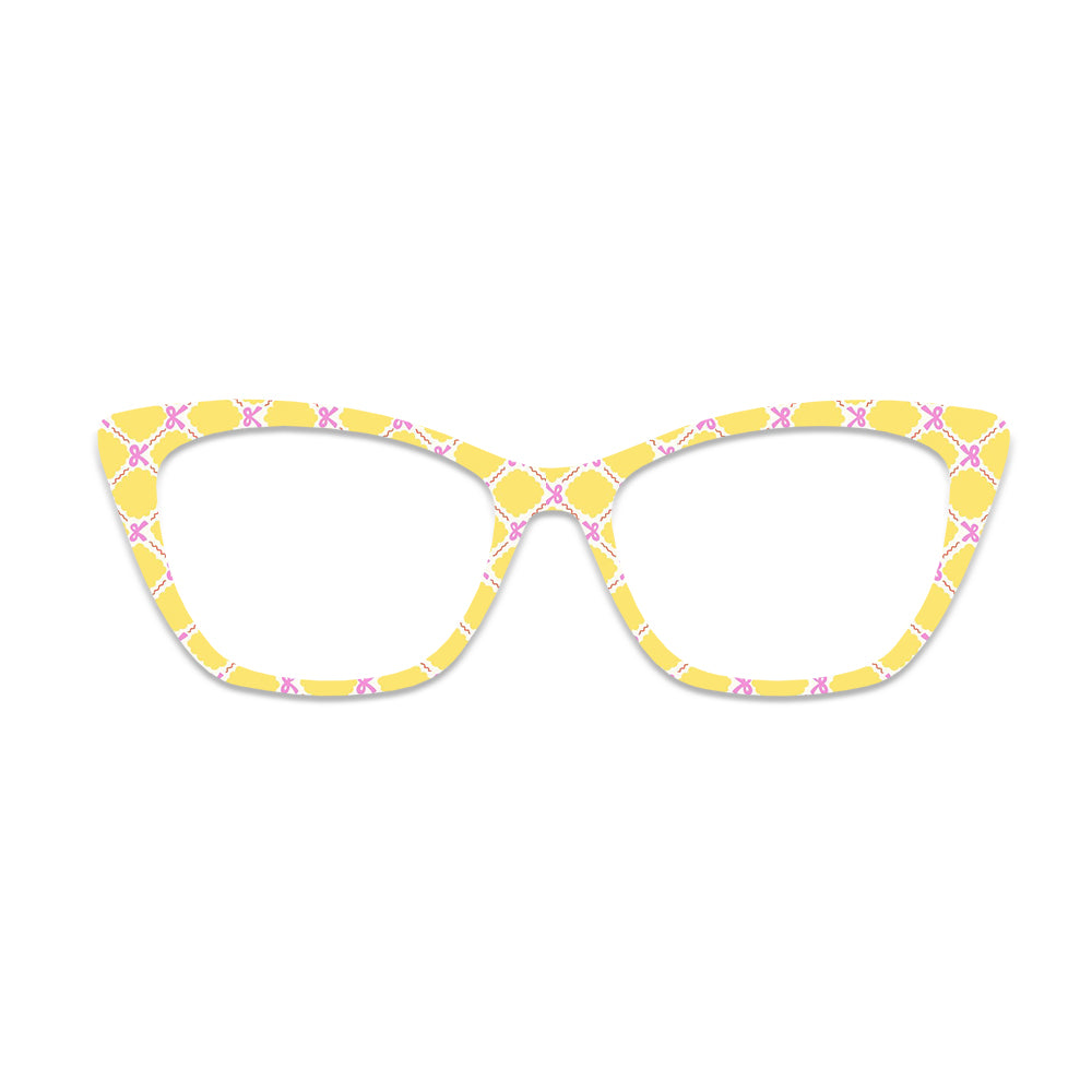 Bow Plaid Glasses Toppers #2396322924
