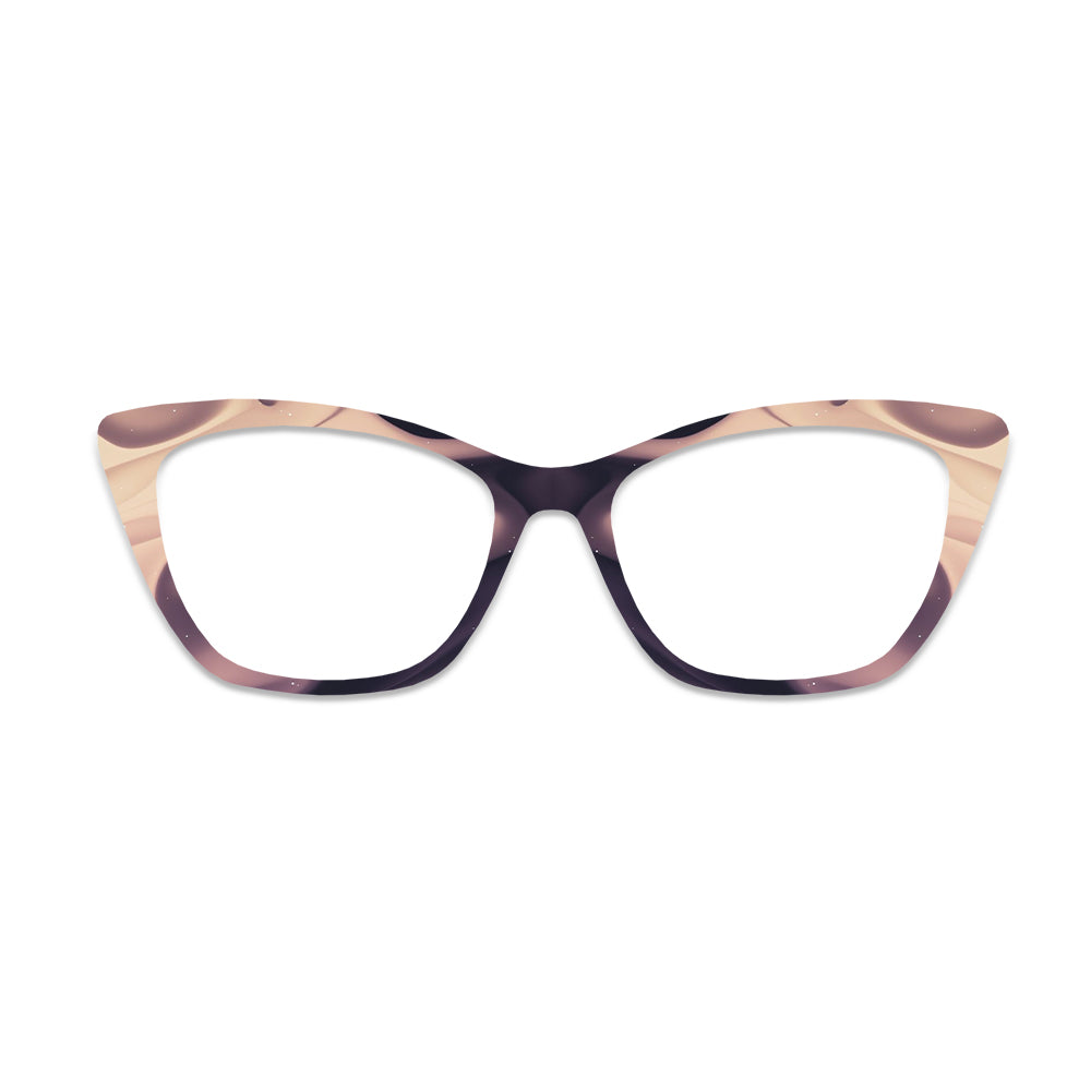 Coffee Fluid Pattern Glasses Toppers #4573420162