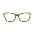 Green Blue Gradient Star Pattern Glasses Toppers #1633992088