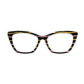 Gold Glitter Stripe Glasses Toppers #5586382153