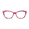 Pink Purple Geometric Ethnic Glasses Toppers #7033107815
