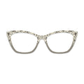 Gradient Leopard Print Pattern Glasses Toppers #2756433930