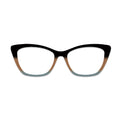 Black Brown Gray Three Color Gradient Glasses Toppers #7767419935