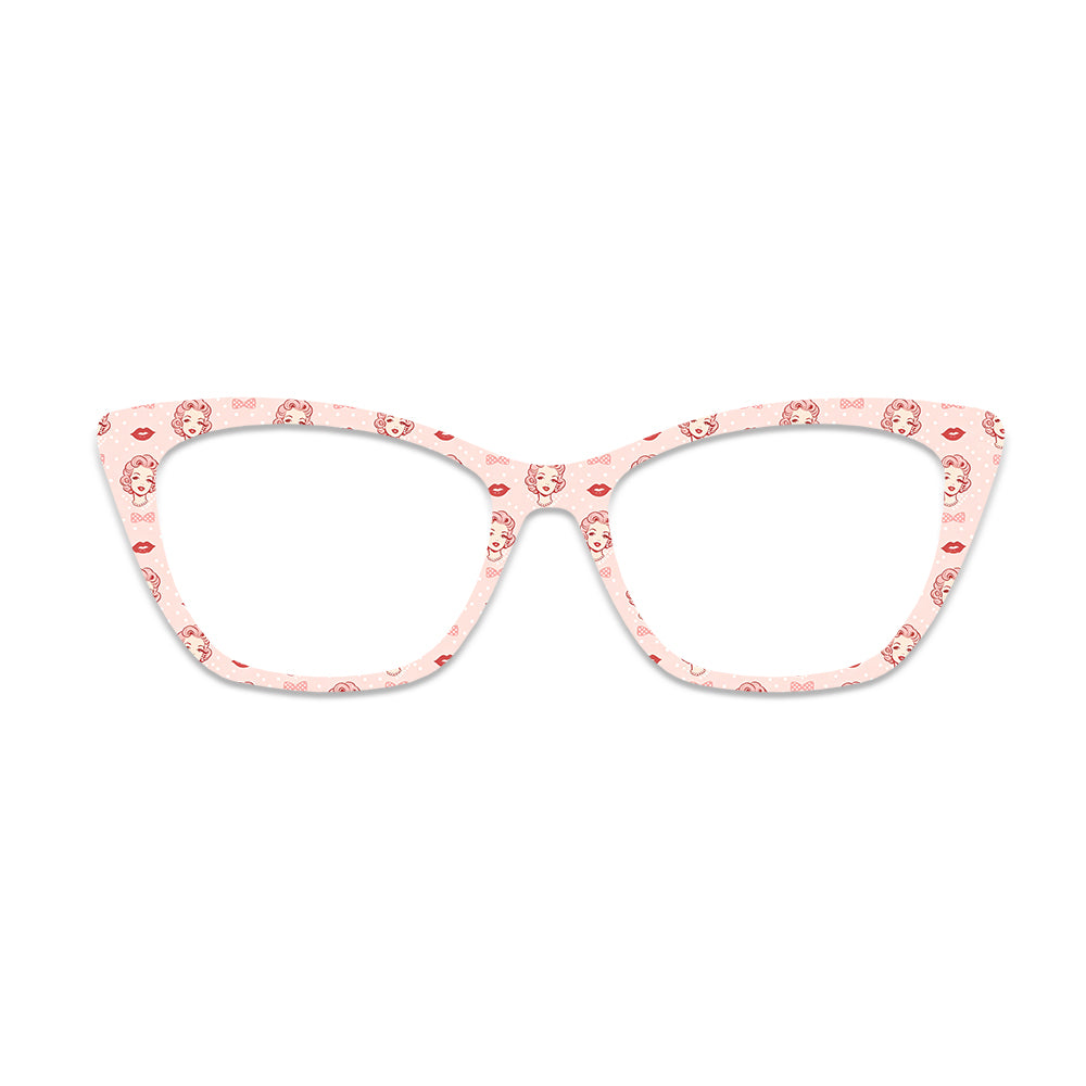 Vintage Pin Up Girl Glasses Toppers #2788465962