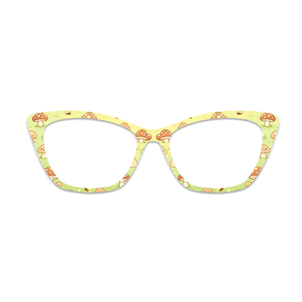 Cartoon Mushroom Glasses Toppers #2258720340