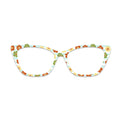 Striped Vintage Floral Glasses Toppers #3566054661