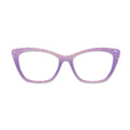 Purple Pink Gradient Heart Glasses Toppers #2735996182