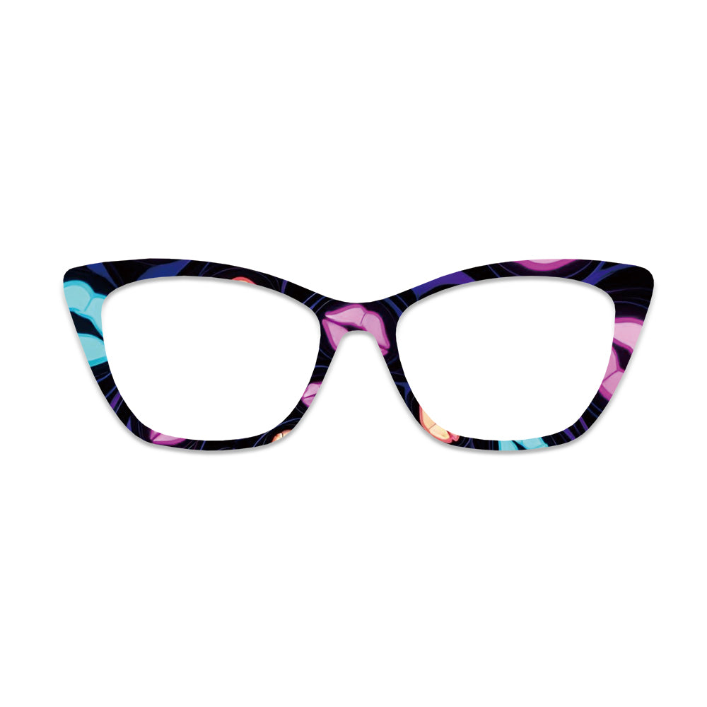 Colorful Lips Glasses Toppers #2757275457