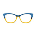 Blue Yellow Silhouette Scenery Glasses Toppers #6903269467