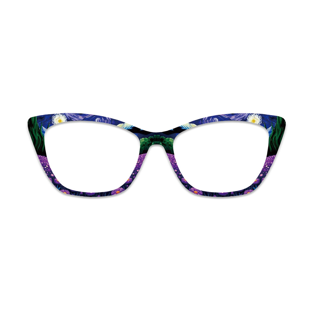Van Gogh Starry Night Oil Painting Glasses Toppers #7620422328