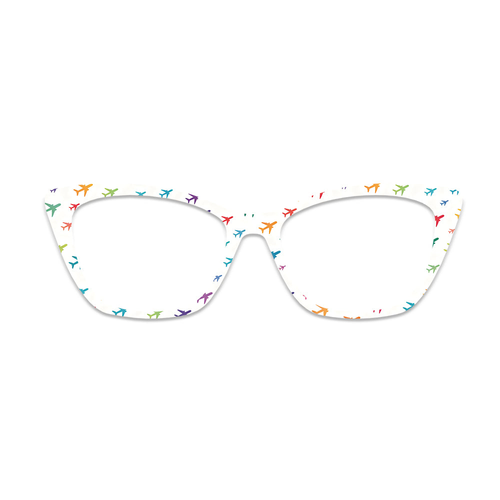 Colorful Mini Airplane Glasses Toppers #8266640982
