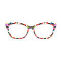 Colorful Retro Geometric Floral Glasses Toppers #4063532964