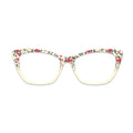 Vintage Red Rose Glasses Toppers #1918420721