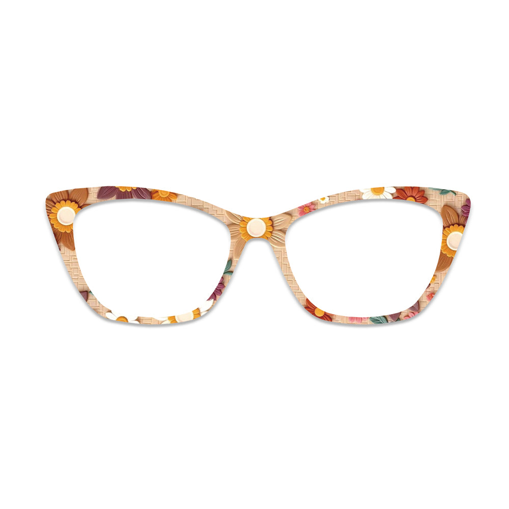 Vintage 3D Floral Glasses Toppers #4149437014