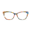 Colorful Paint Splatter Glasses Toppers #3448120113