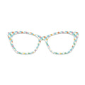 Gingham Daisy Flower Pattern Glasses Toppers #6939297057