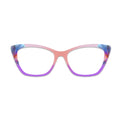 Gradient Colorful Flower Pattern Glasses Toppers #7695617844