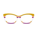 Retro Contrast Horizontal Stripe Glasses Toppers #4575498682