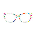 Colorful Geometric Fragment Glasses Toppers #4929762084