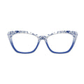 Blue And White Porcelain Chinese Style Glasses Toppers #7656722276
