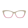Plaid Polka Dot Splice Glasses Toppers #4137919577