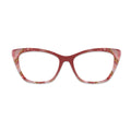 Red Gold Marble Glasses Toppers #3742770479