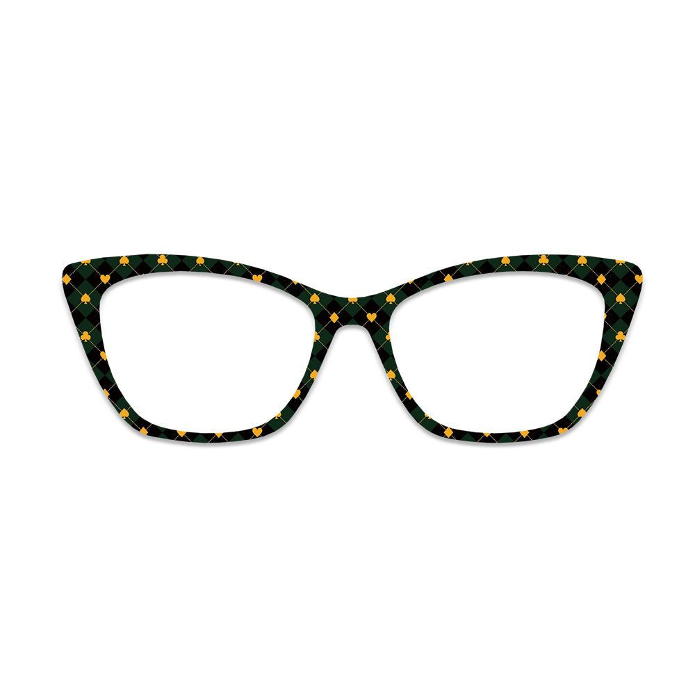 Argyle Poker Suit Glasses Toppers #4812751915