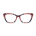 Vintage Red Tone Large Floral Glasses Toppers #7742637989