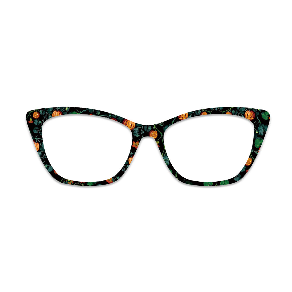 Black Base Pumpkin Vine Glasses Toppers #3838473836