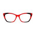 Red Background Black Horse Glasses Toppers #2676950812