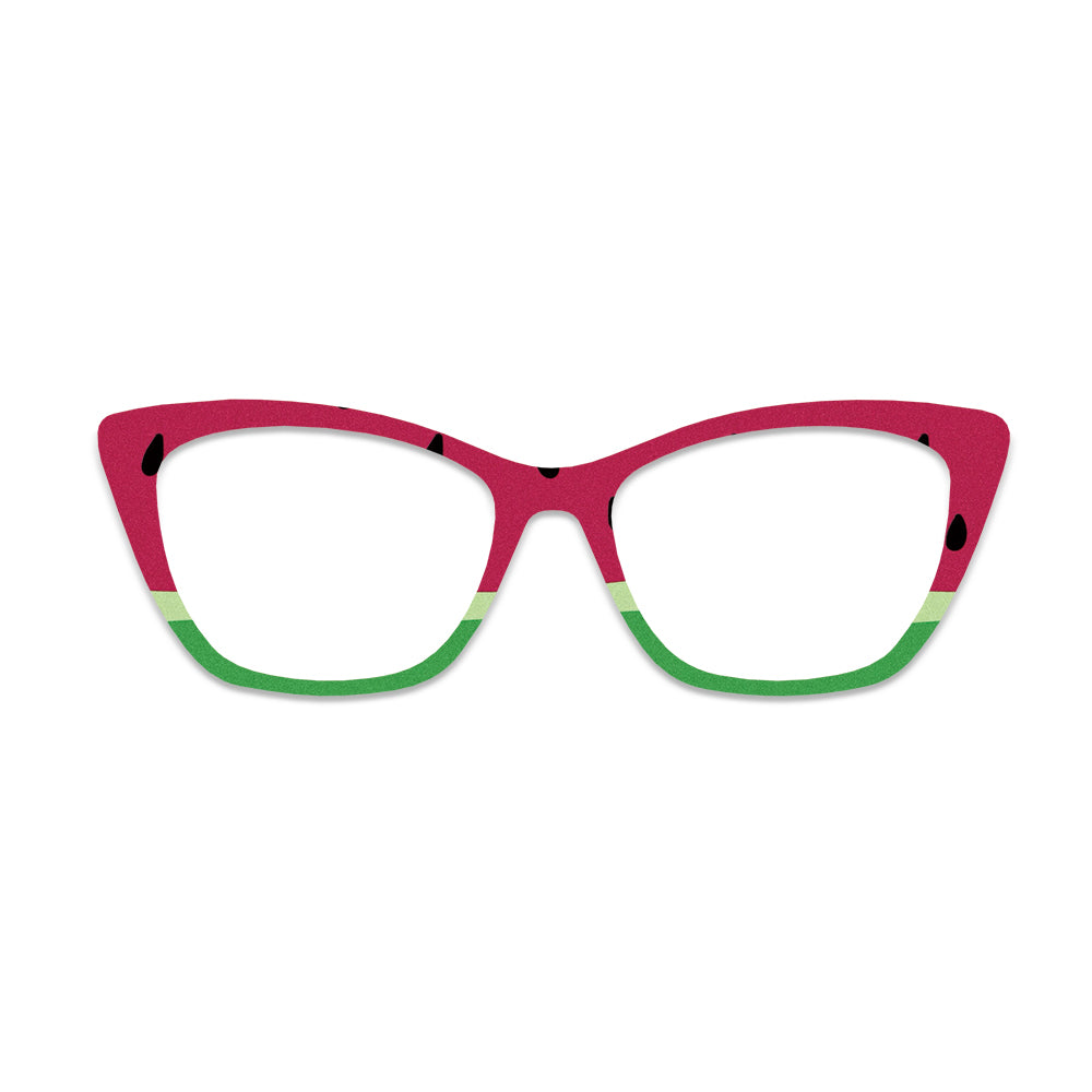 Watermelon Slice Glasses Toppers #3580309807