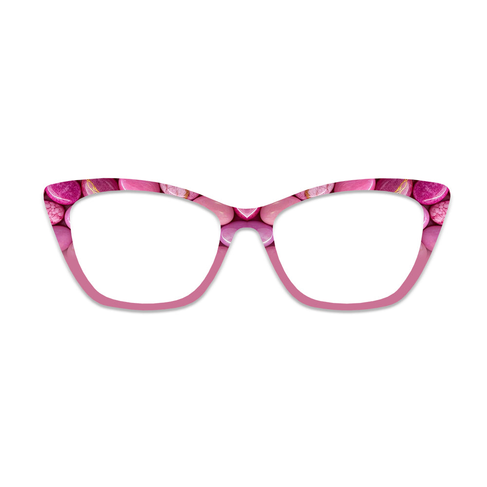 Pink Macaron Glasses Toppers #4086711979
