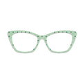 Light Green Plaid Star Glasses Toppers #2814515116