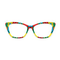 Pop Art Tile Pattern Glasses Toppers #8743164119